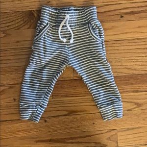 Childhoods clothing 12-18 mo striped joggers